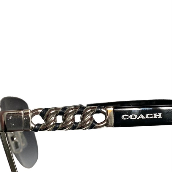 Coach HC7056Q L127 Sunglasses Silver/Black / Case - Picture 8 of 15
